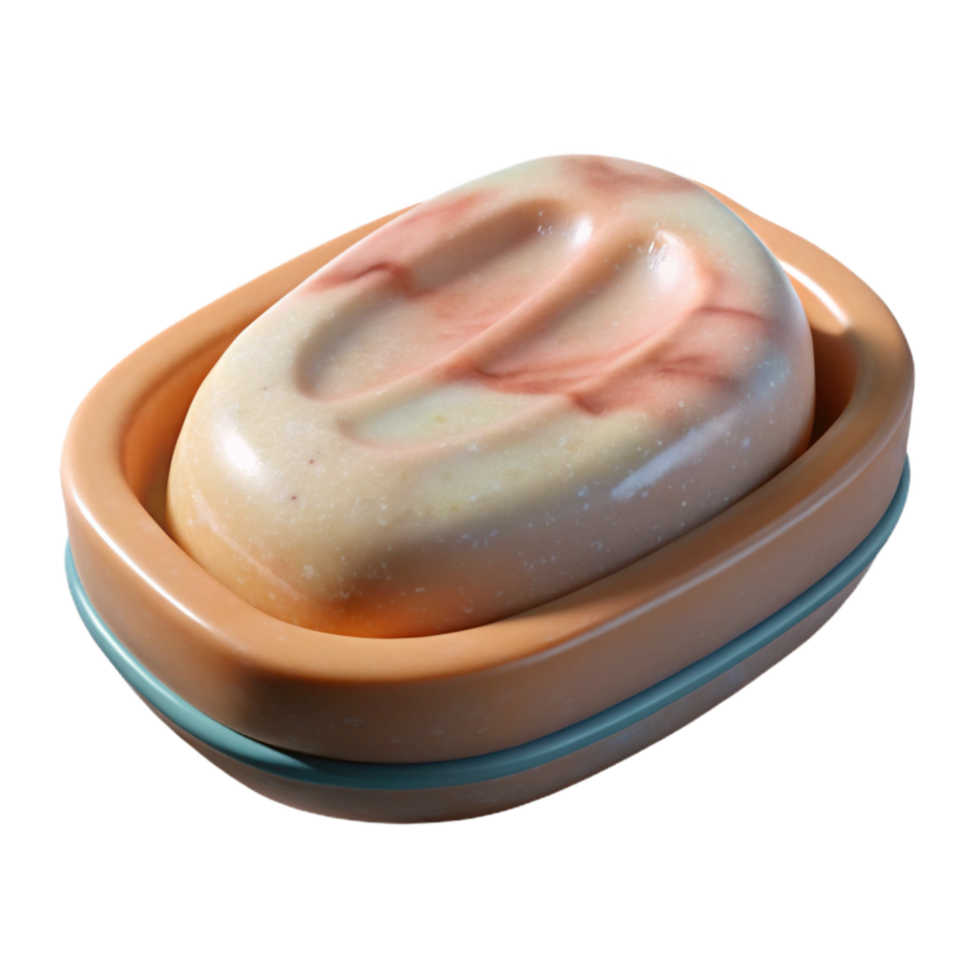 dramatic vintage Handmade Soap Dish Ceramic Design Isolated high resolution png