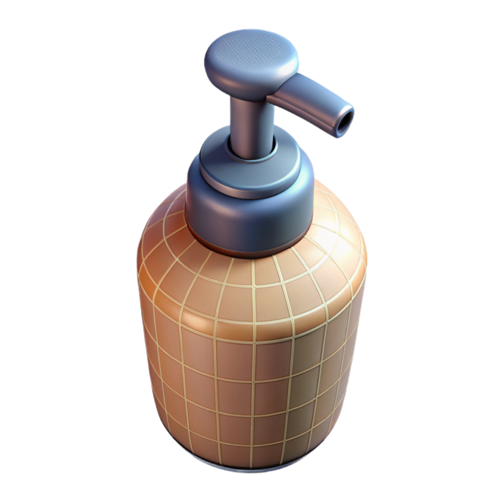 wonderful artistic Hand Sanitizer Bottle Pump Top Down View Isolated high quality png