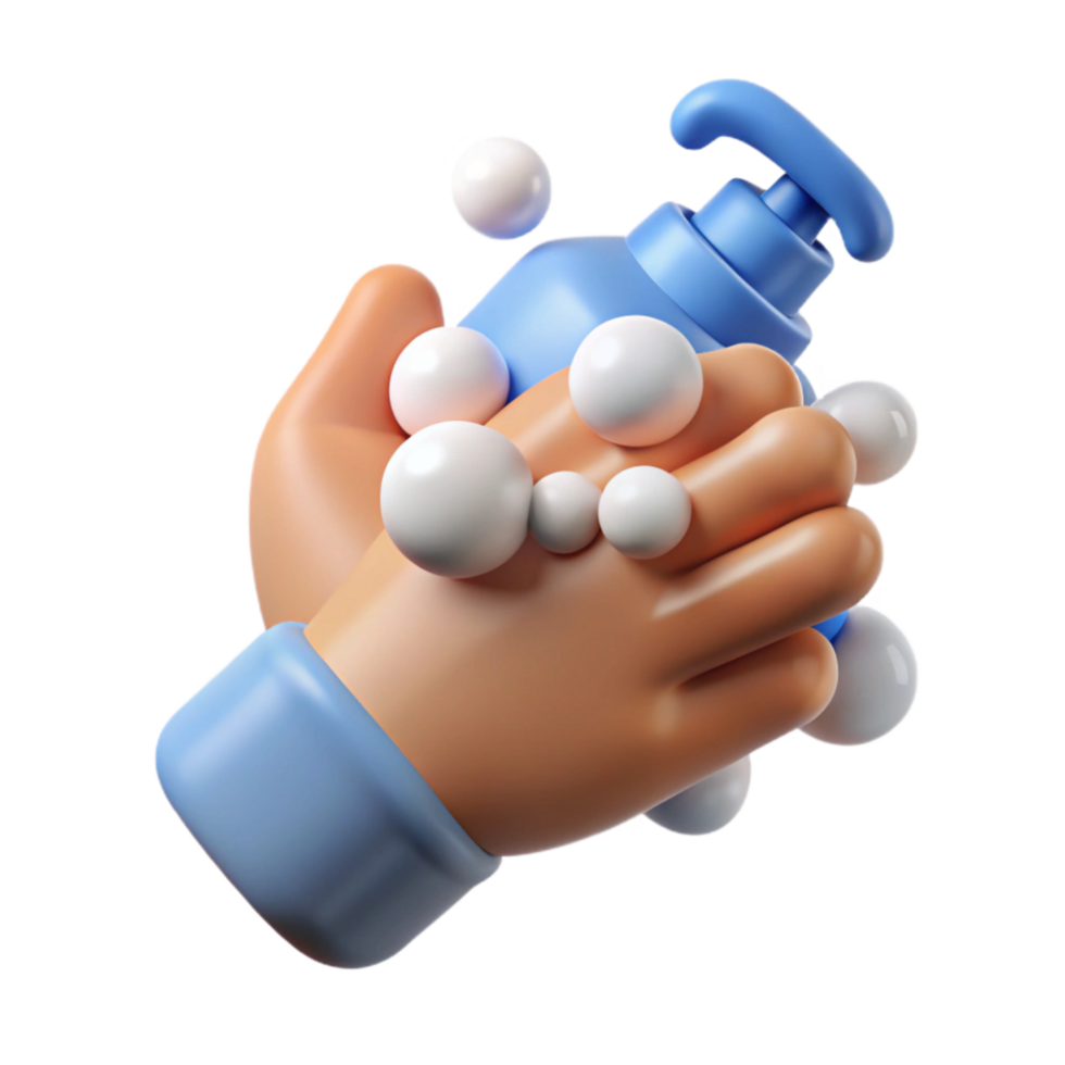 serene modern Hand Washing Icon Simple Design original png