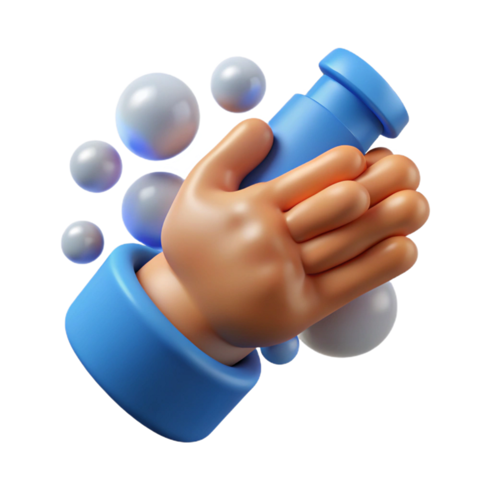 magnificent artistic Hand Washing Icon Simple Design detailed png