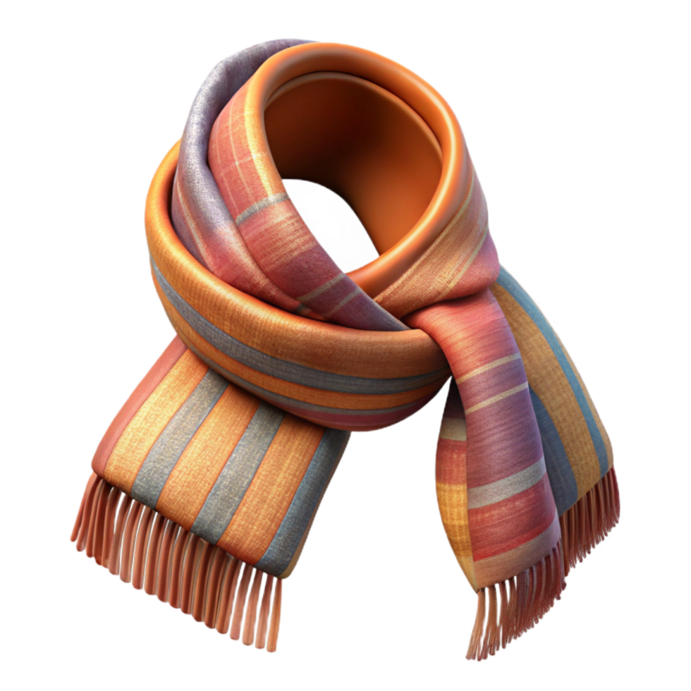 impressive artistic Handwoven Scarf with Fringe Detail Transparent high quality png