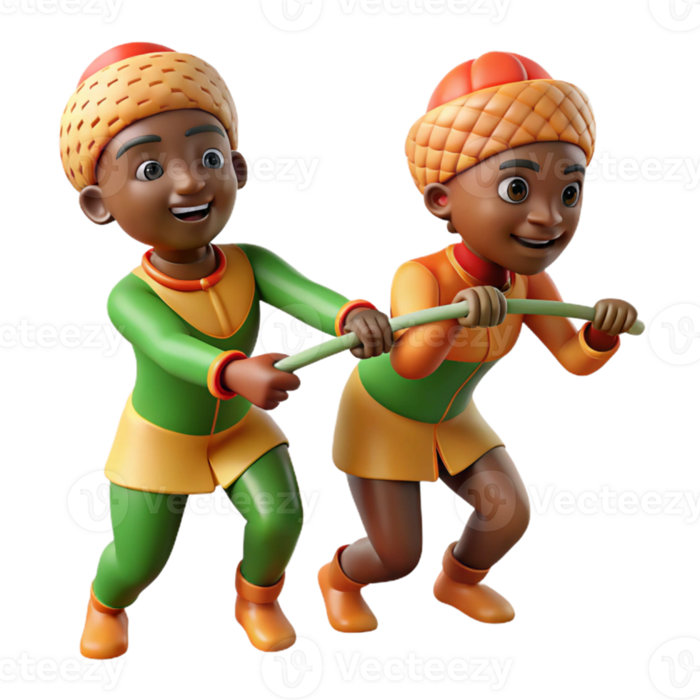 dramatic contemporary Harambee Pulling Together Kwanzaa Transparent Background genuine png