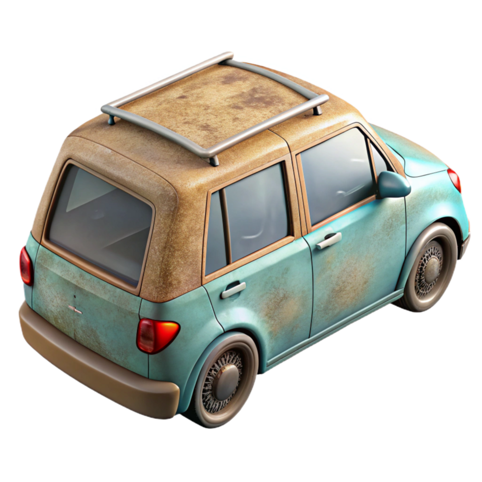 magnificent vintage Hatchback with Rear Window Wiper Isolated exclusive png