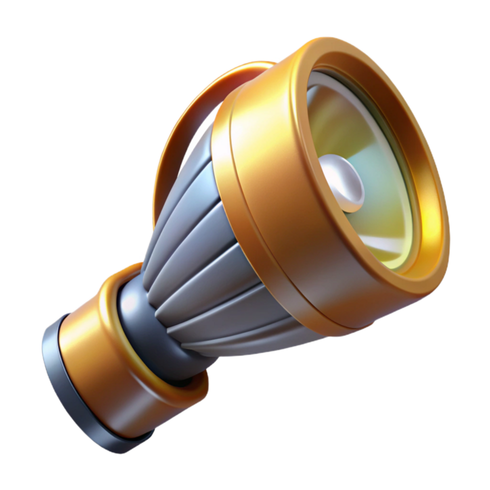 vibrant modern Headlamp Beam Shining Bright Transparent Background authentic png