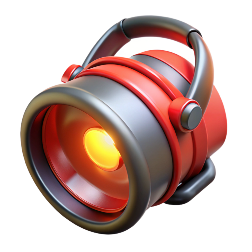 extraordinary rustic Headlamp with Red Light Transparent Background exclusive png