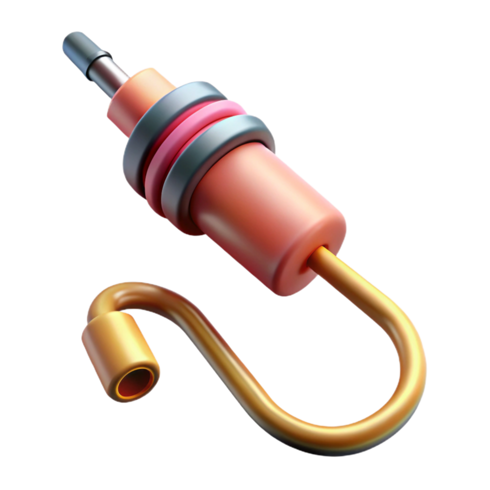 beautiful traditional Headphone Cable Jack Plug Angled View Isolated Cutout genuine png