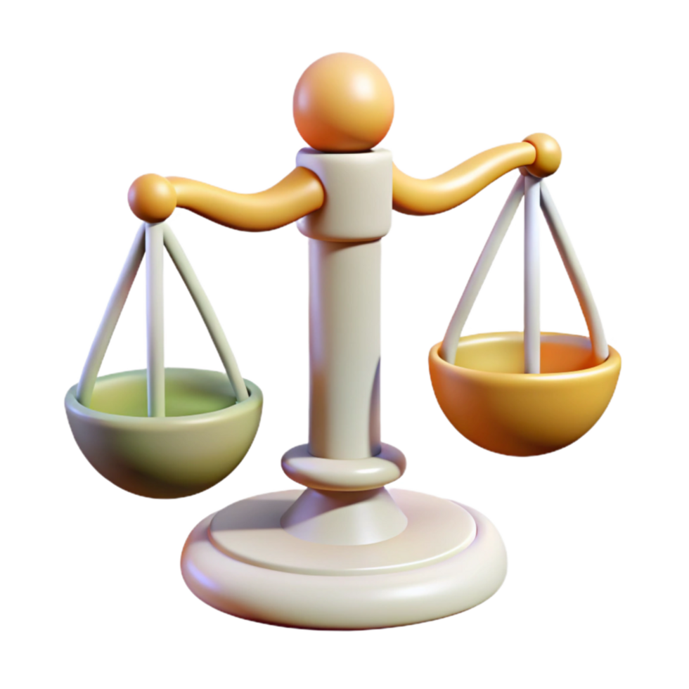 wonderful contemporary Health Equity Icon with Scales of Justice Isolated Element professional png