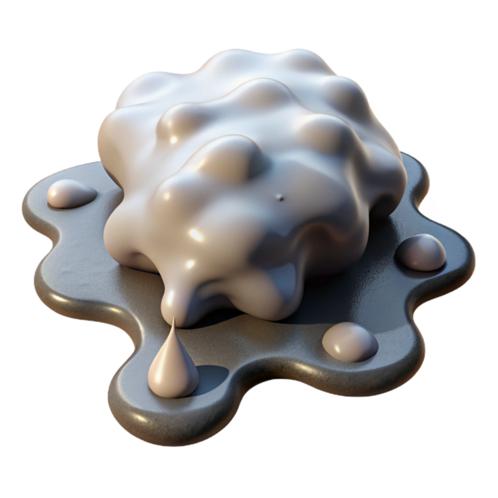 wonderful artistic Heatwave Asphalt Melting Wavy Transparent Background high quality png