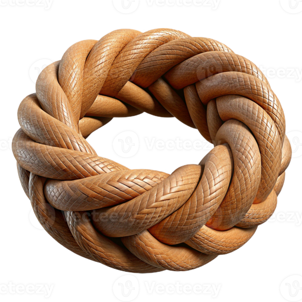 impressive abstract Hemp Bracelet Woven Brown Cutout professional png