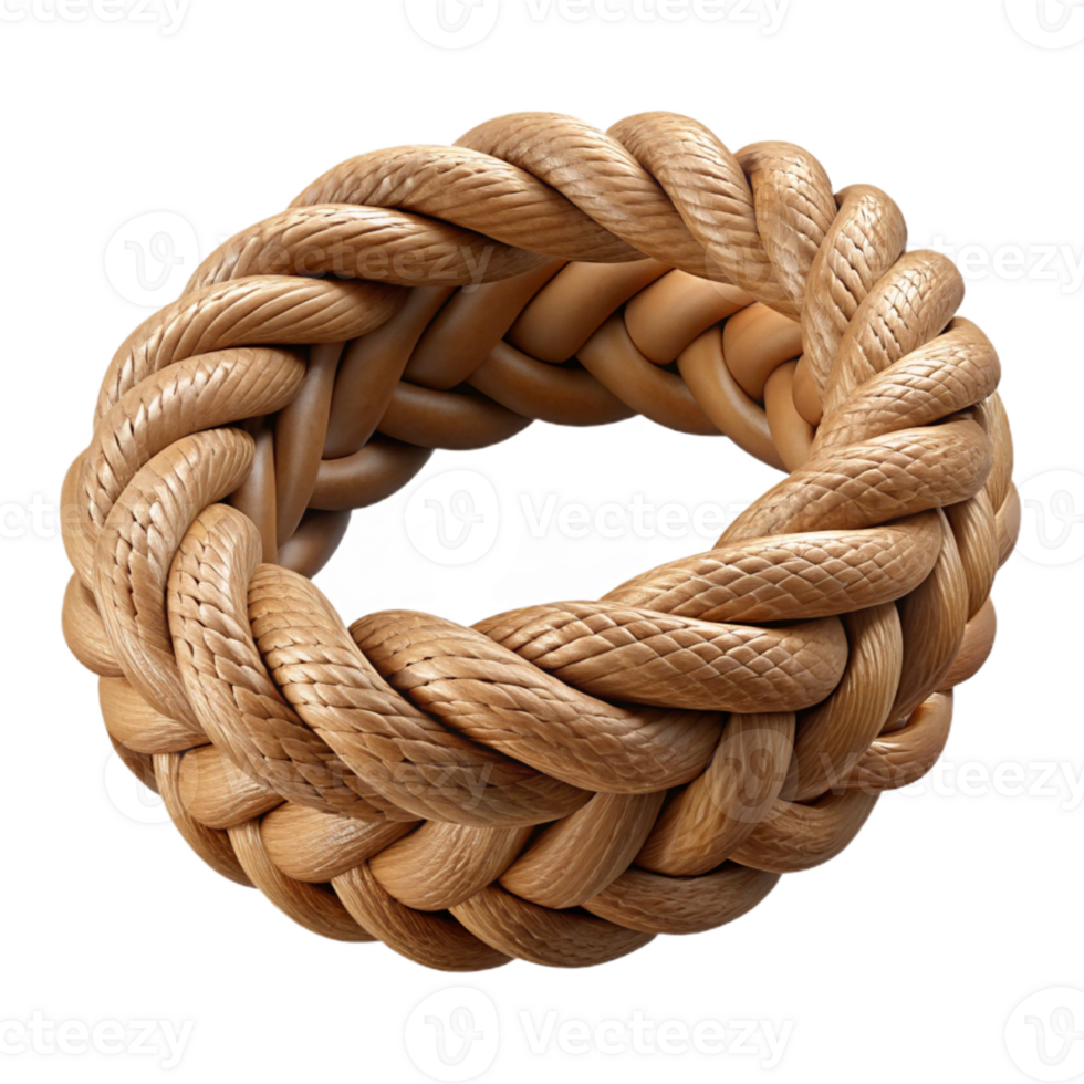 vibrant rustic Hemp Bracelet Woven Brown Cutout genuine png