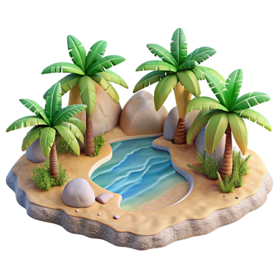 extraordinary contemporary Hidden Beach Palm Trees Ocean View Transparent Background original png