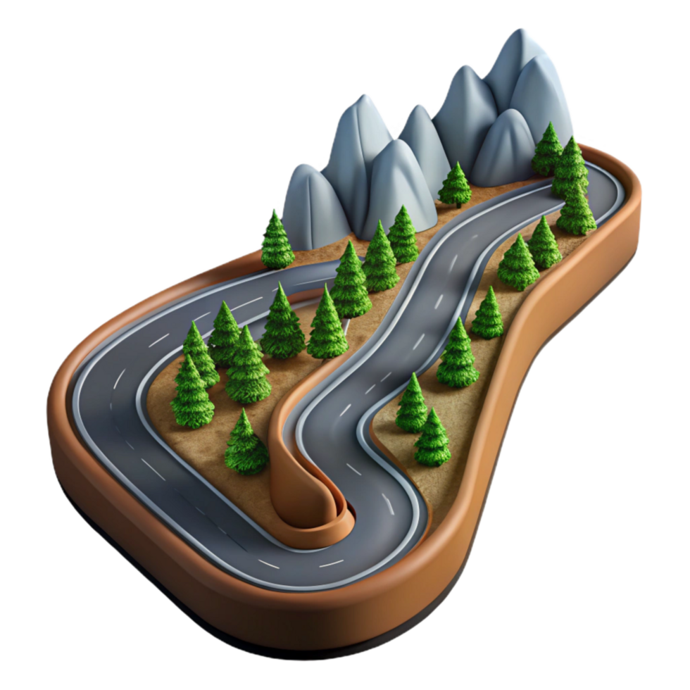 impressive rustic High Angle View of Mountain Climber Cutout high quality png