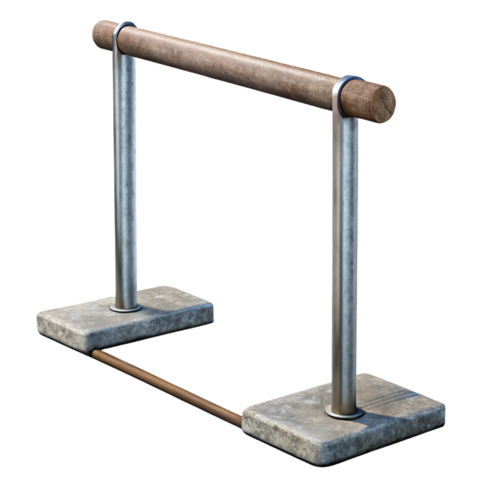 serene artistic High Jump Bar Metal Texture Close Up Transparent detailed png
