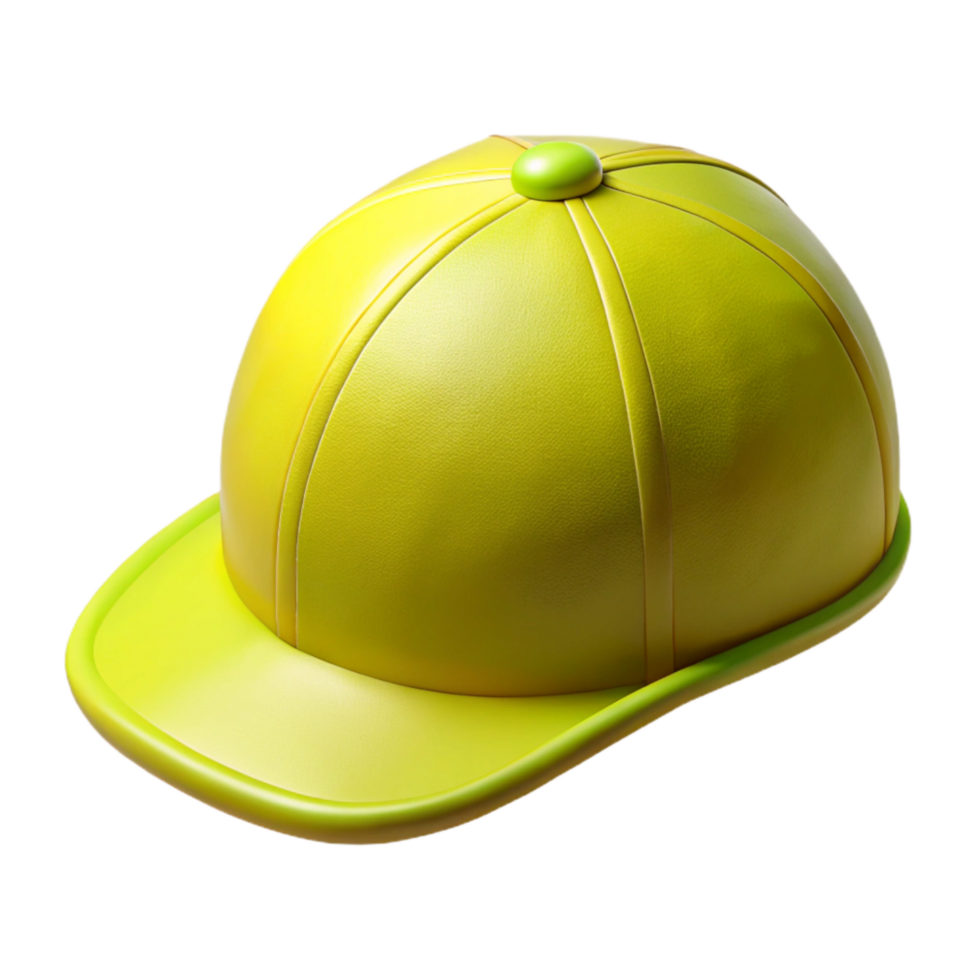 elegant creative Highlighter Yellow Cap Isolated Cutout png
