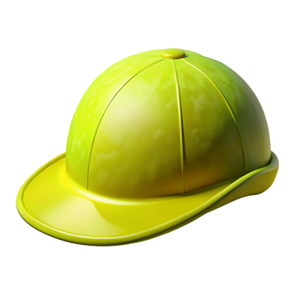 magnificent abstract Highlighter Yellow Cap Isolated Cutout premium png