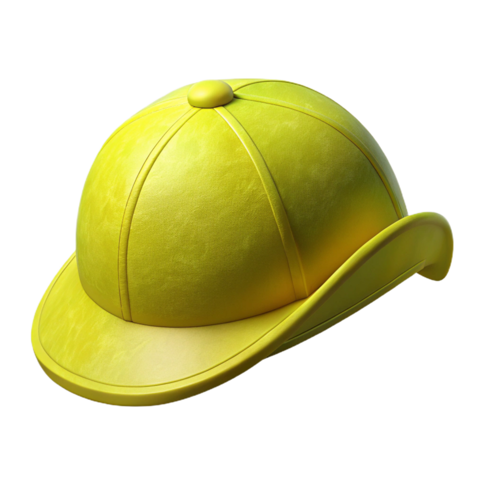 elegant minimalist Highlighter Yellow Cap Isolated Cutout genuine png