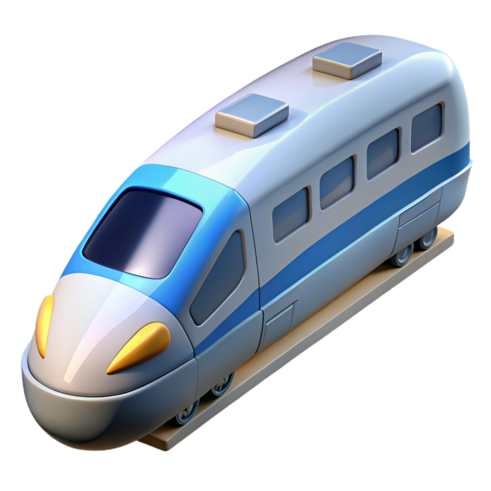 magnificent rustic High Speed Rail System on Transparent Background genuine png