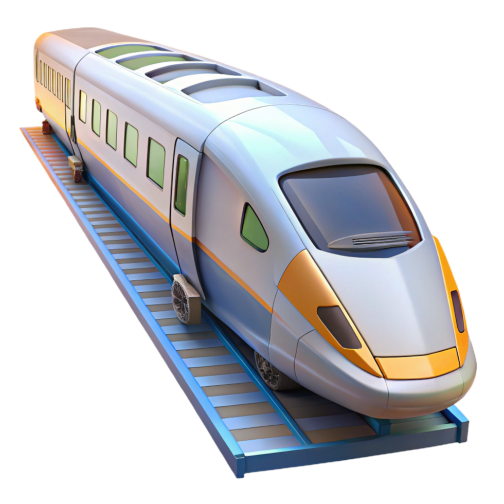 wonderful classic High Speed Train Interior Isolated detailed png