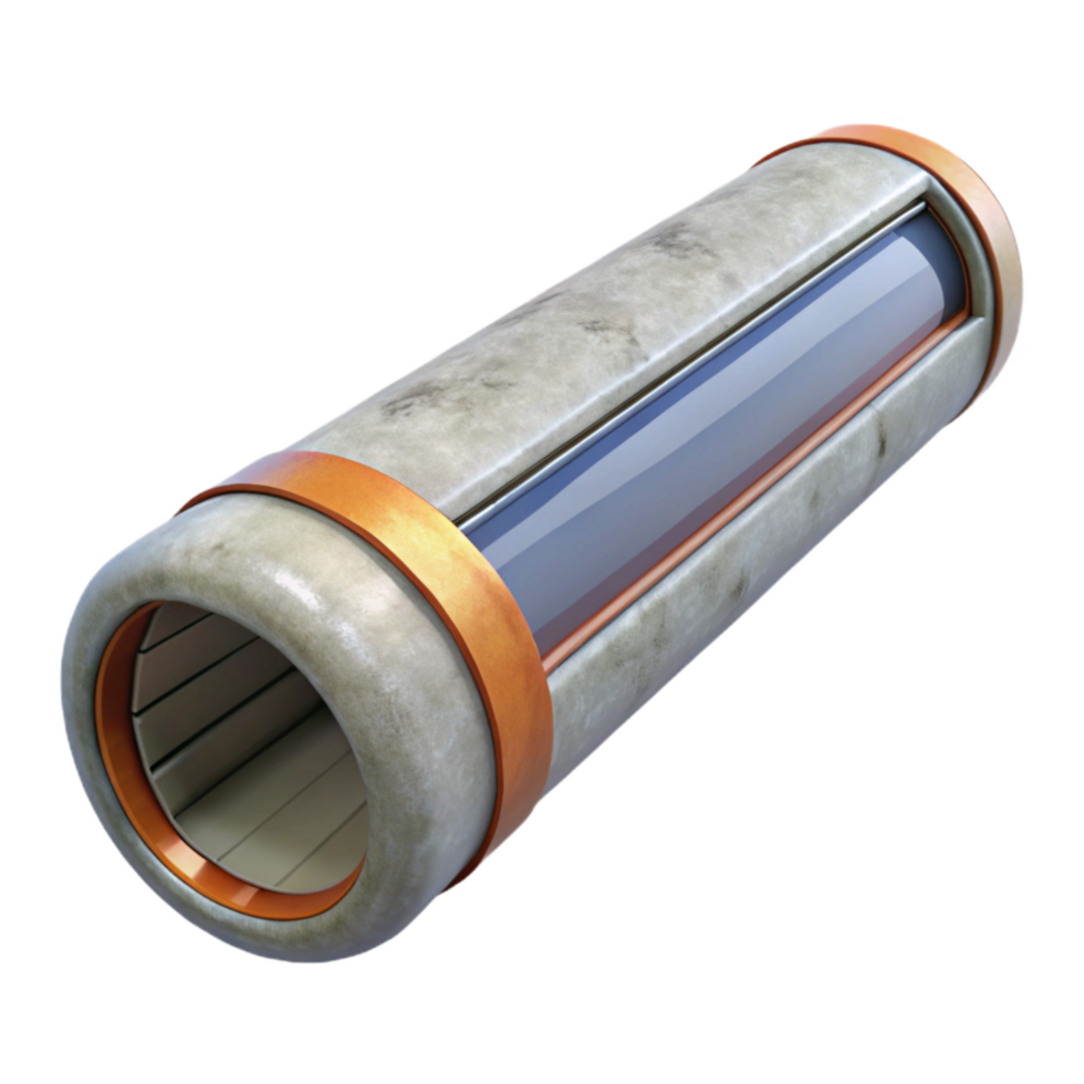 elegant rustic High Speed Tube Transport Cutout Transparent Background original png