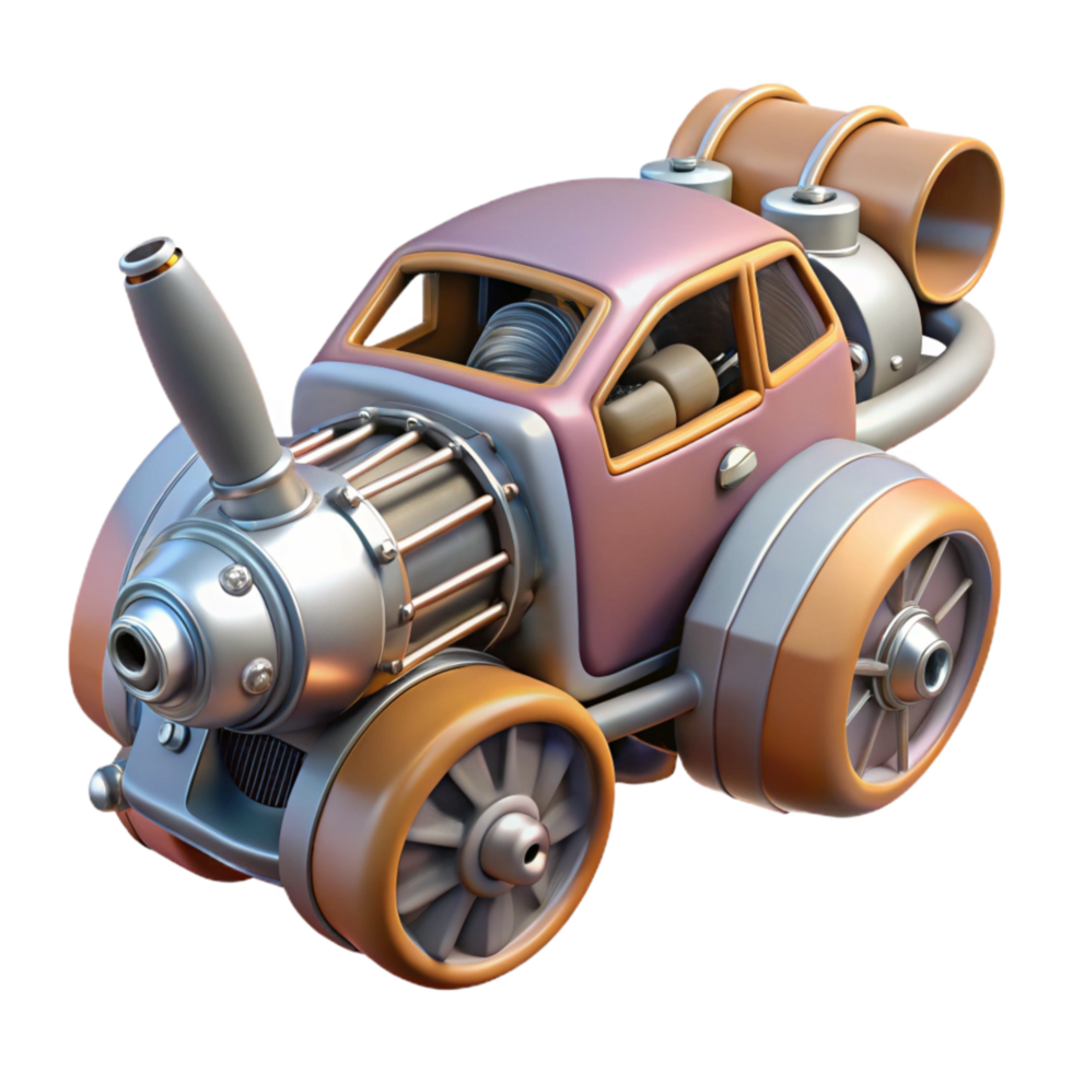 extraordinary classic High Tech Flying Car Cockpit Cutout original png