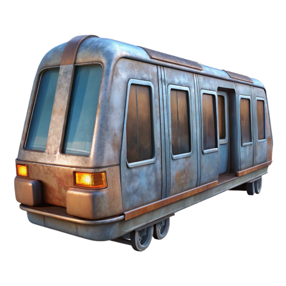 beautiful contemporary High Tech Subway Car Cutout high quality png