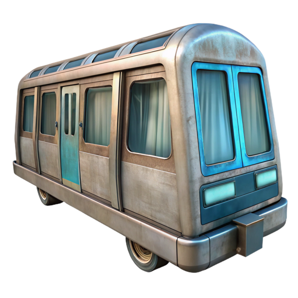 stunning abstract High Tech Subway Car Cutout high quality png