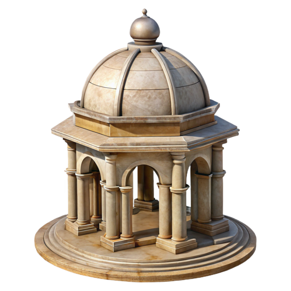 extraordinary vintage Historical Building Cupola Transparent Background Architectural Detail high quality png