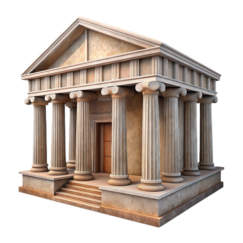 dramatic classic Historical Building Facade Architectural Drawing original png