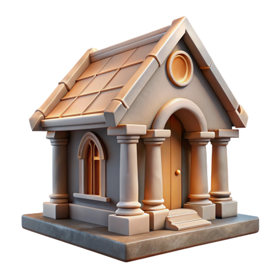 beautiful traditional Historical Building Gable Transparent Background Architectural Detail png