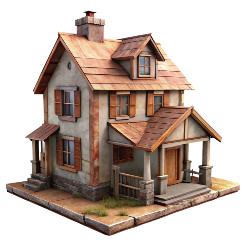 extraordinary rustic Historical Farm House Rustic Charm Transparent Background png