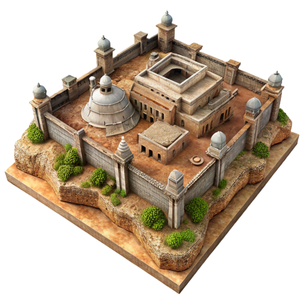 elegant abstract Historical Site Aerial Survey Isolated detailed png