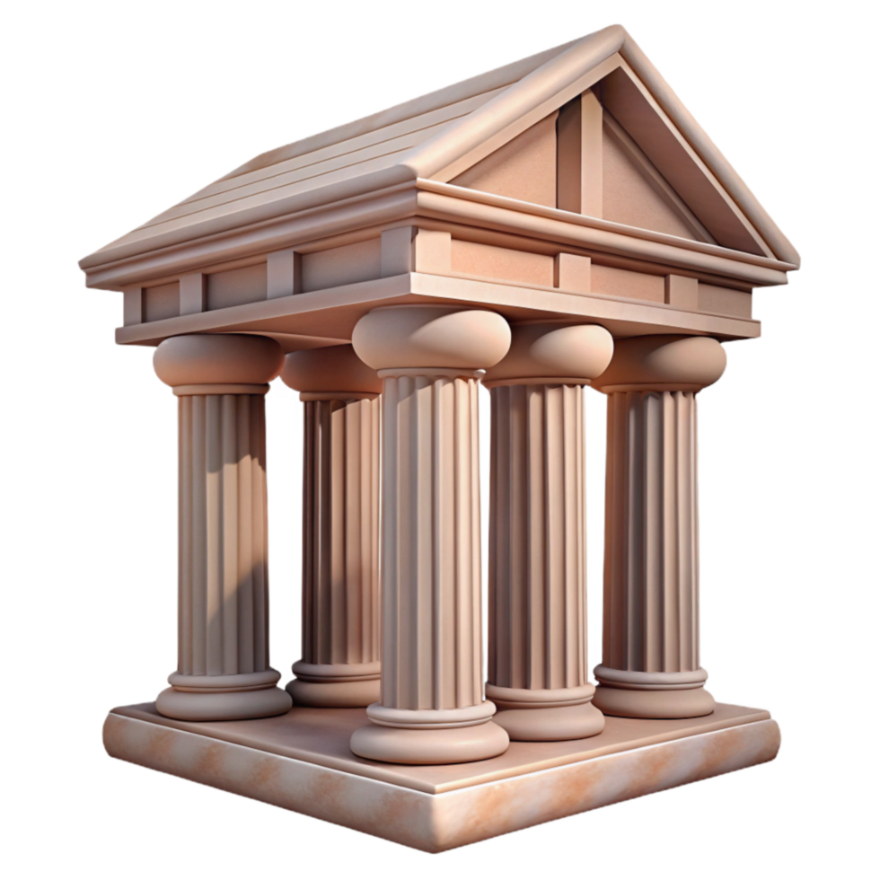 elegant creative Historic Building Columns Classical Style professional png