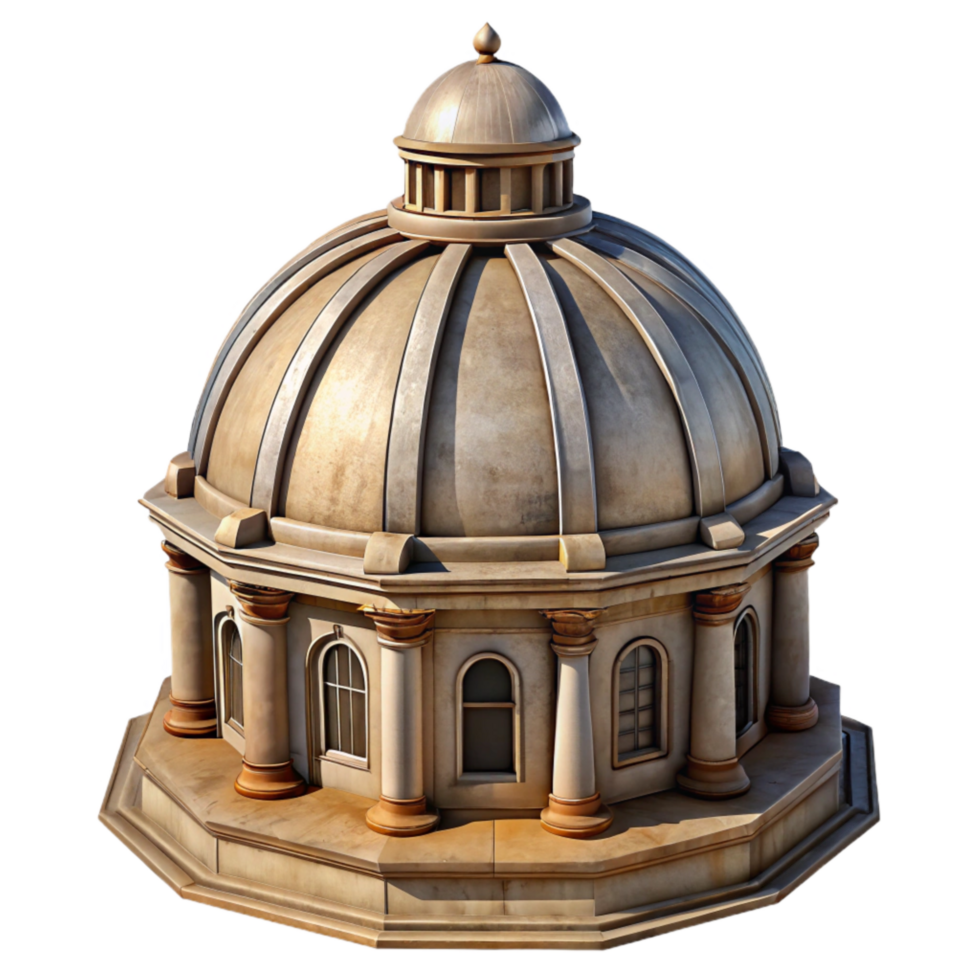 elegant rustic Historic Building Dome Architectural Detail professional png