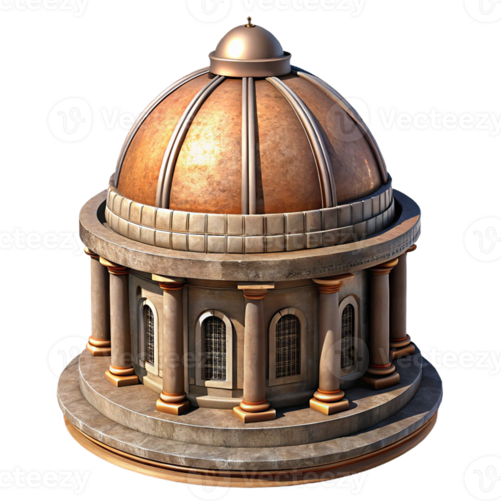 stunning vintage Historic Building Dome Architectural Detail detailed png