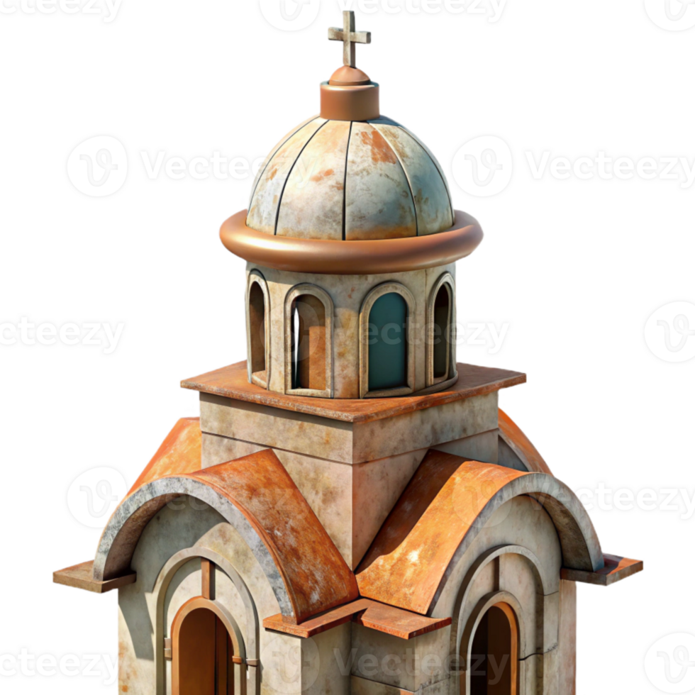 stunning classic Historic Church Steeple Detail Transparent Background png