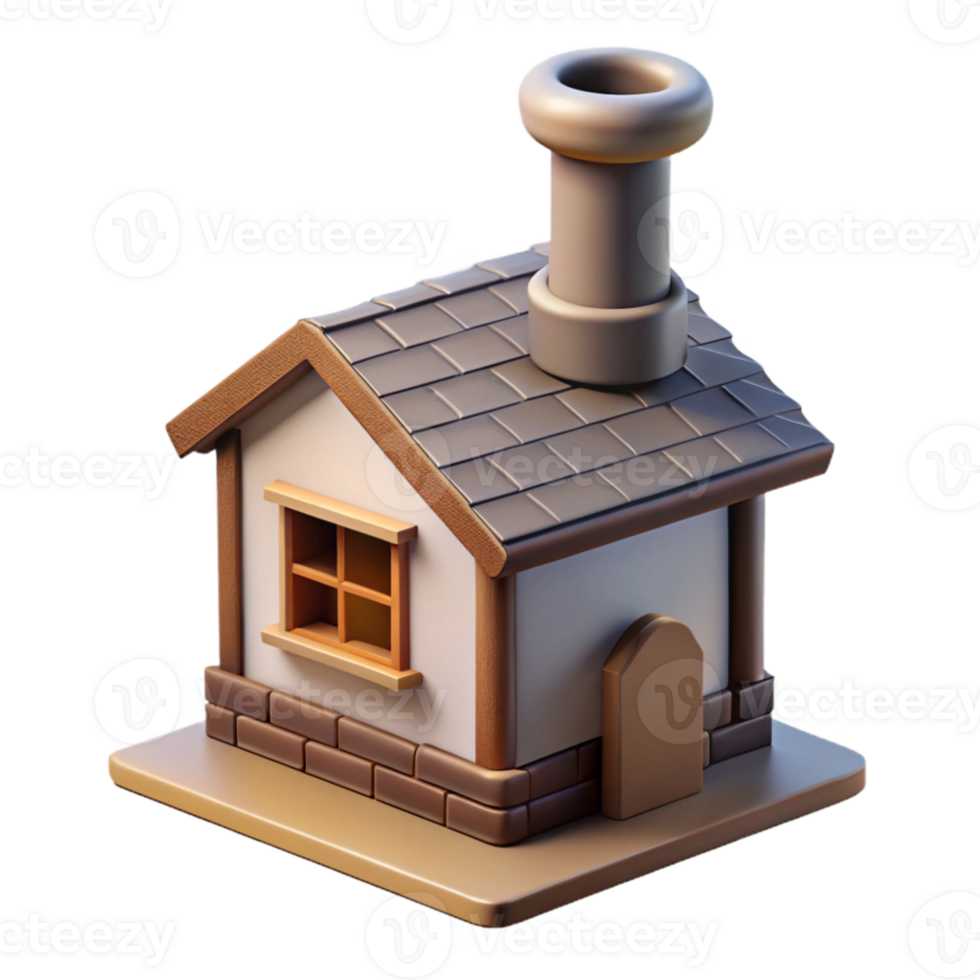 wonderful minimalist Historic Farmhouse Chimney Smoke Transparent Background professional png