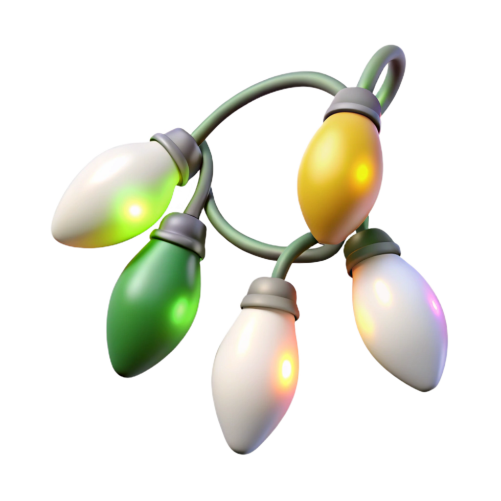 serene traditional Holiday Lights Twinkling White Transparent Background exclusive png