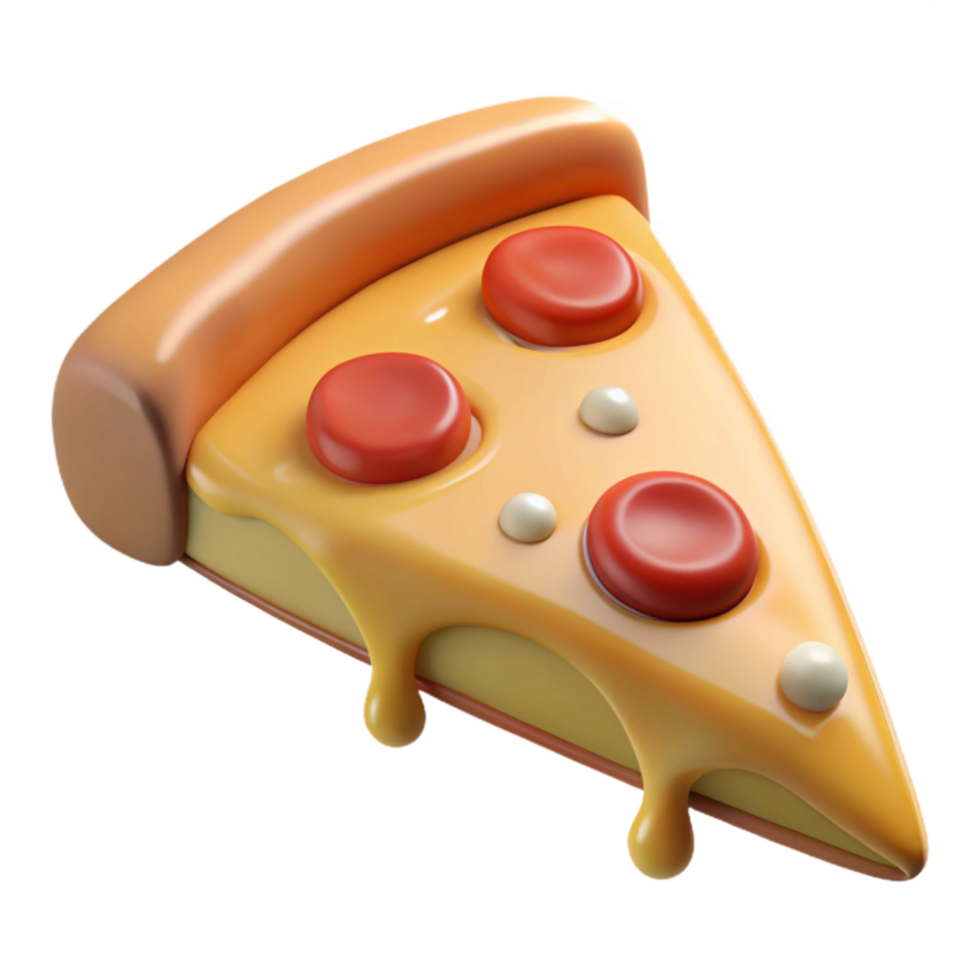 magnificent classic Homemade Pizza Slice with Melted Cheese Transparent Background authentic png