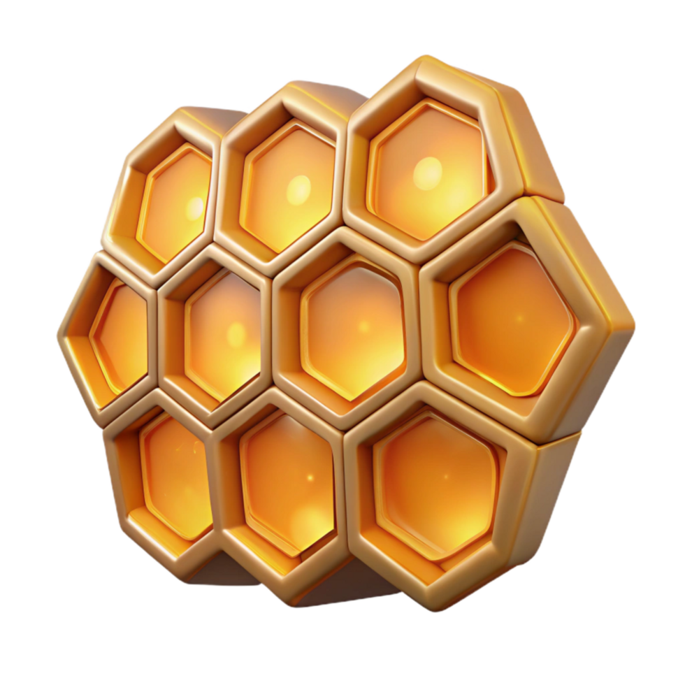 elegant traditional Honeycomb Grid Lighting Modifier Transparent Background high quality png