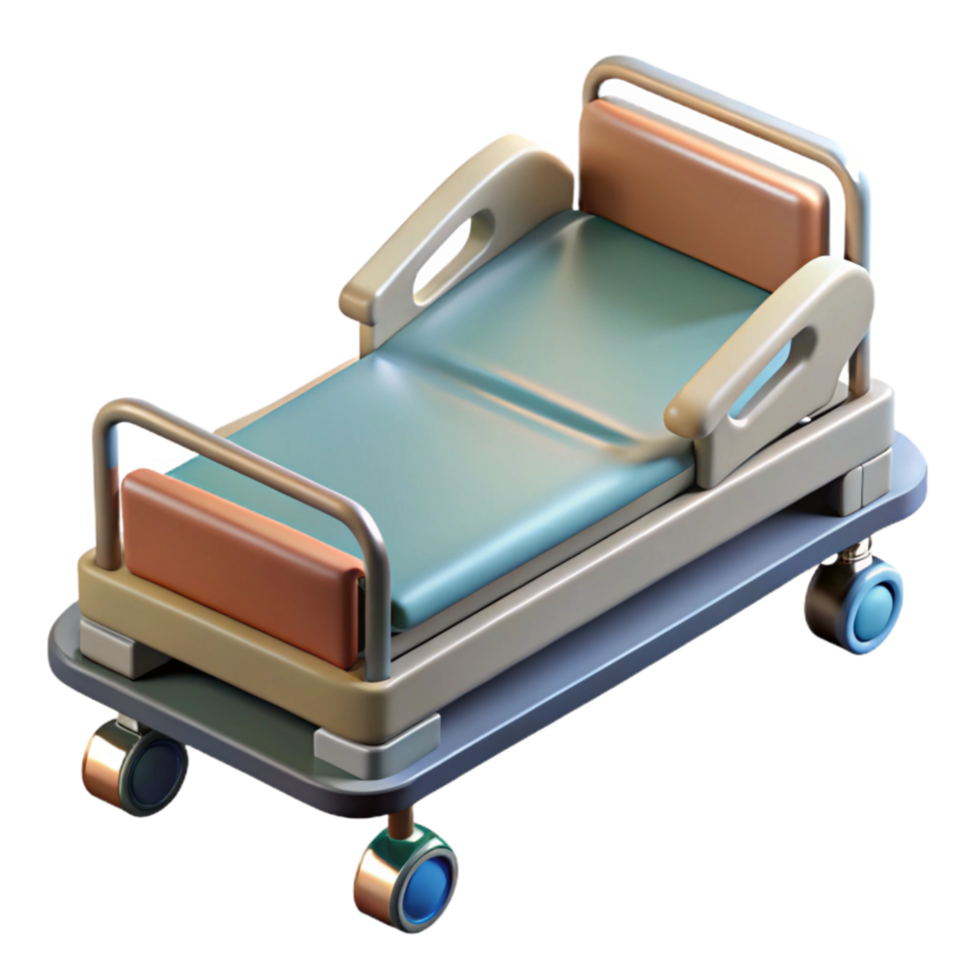 stunning traditional Hospital Bed Top View Cutout premium png