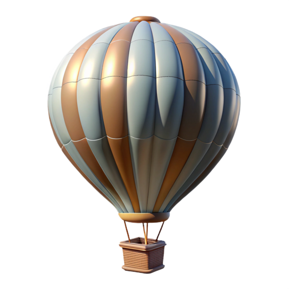 magnificent traditional Hot Air Balloon Upward Angle Transparent Background detailed png