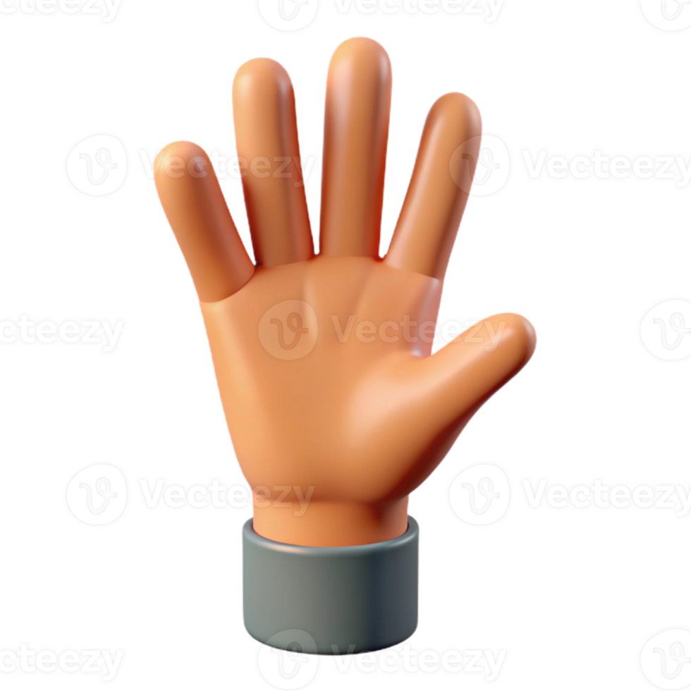 dramatic creative Human Hand Gesture Open Palm Transparent Background authentic png