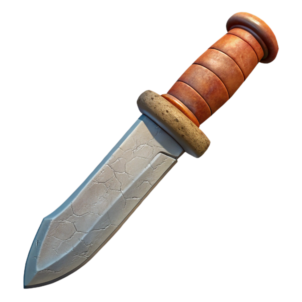 extraordinary modern Hunting Knife with Sheath Cutout authentic png