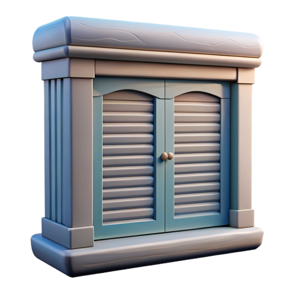 impressive artistic Hurricane Shutters Closed Protecting Window Transparent Element original png
