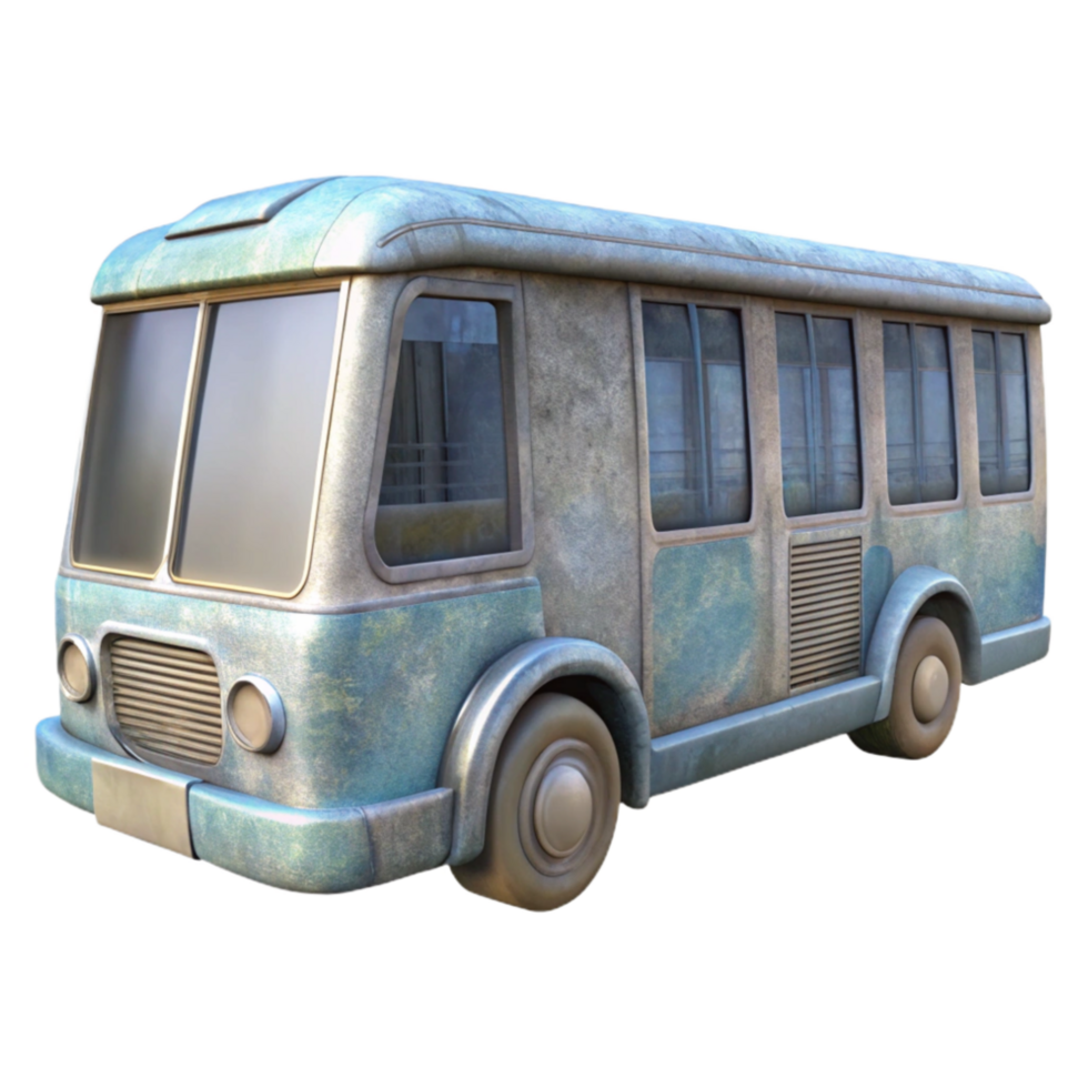 extraordinary contemporary Hydrogen Powered Bus Side View Isolated high resolution png