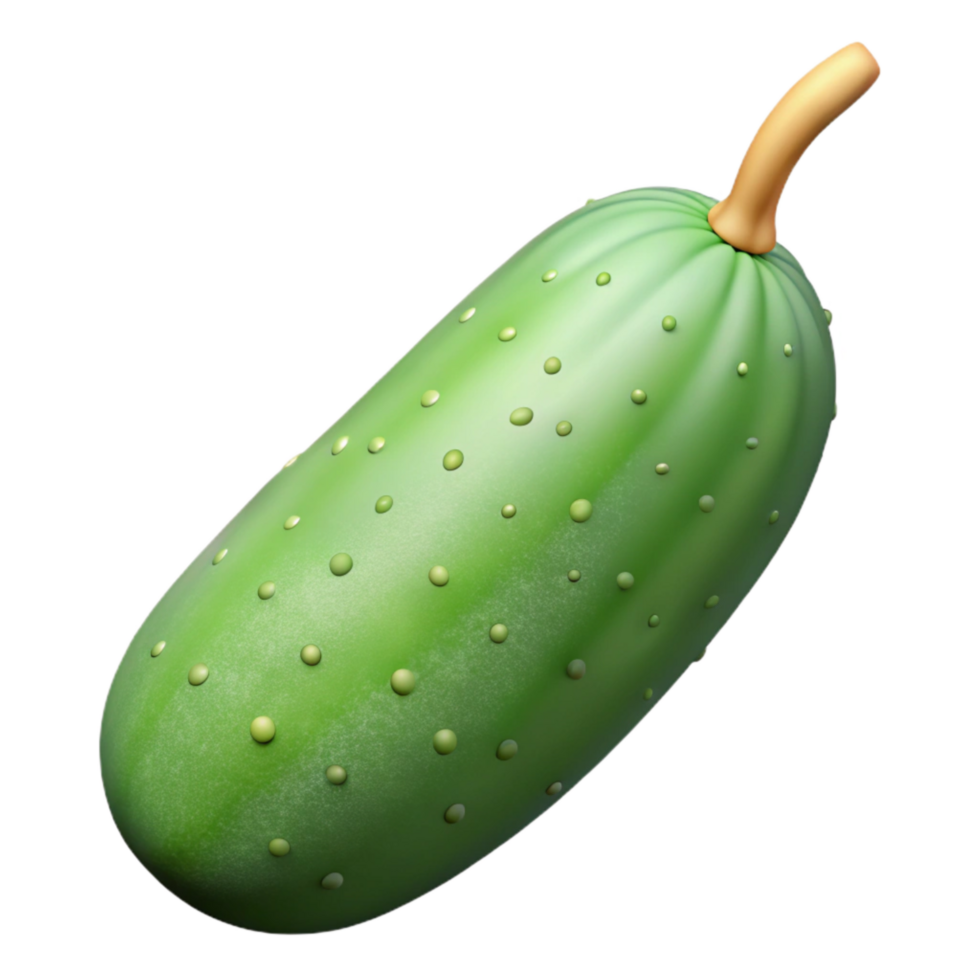 wonderful vintage Hydroponic Cucumber on the Vine Close Up Cutout premium png