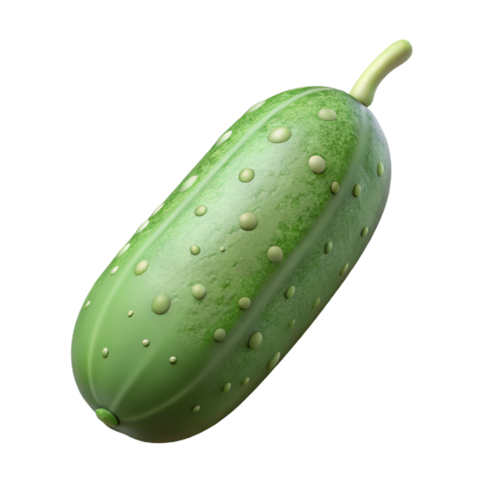 beautiful traditional Hydroponic Cucumber Plant Side View Transparent Background detailed png