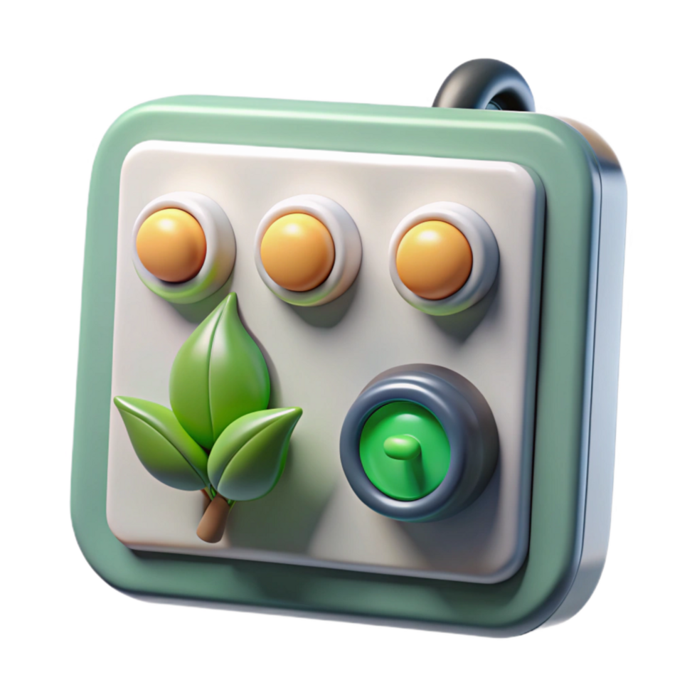 wonderful minimalist Hydroponic System Control Panel Cutout Digital Display exclusive png