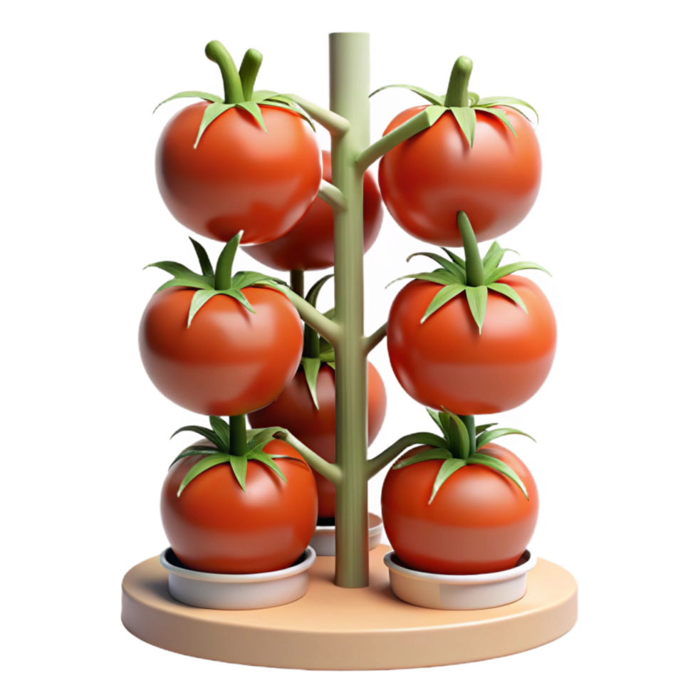 stunning classic Hydroponic Tomatoes Growing Vertically Cutout genuine png