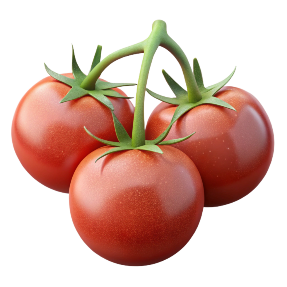 beautiful artistic Hydroponic Tomatoes on the Vine Close Up Cutout professional png